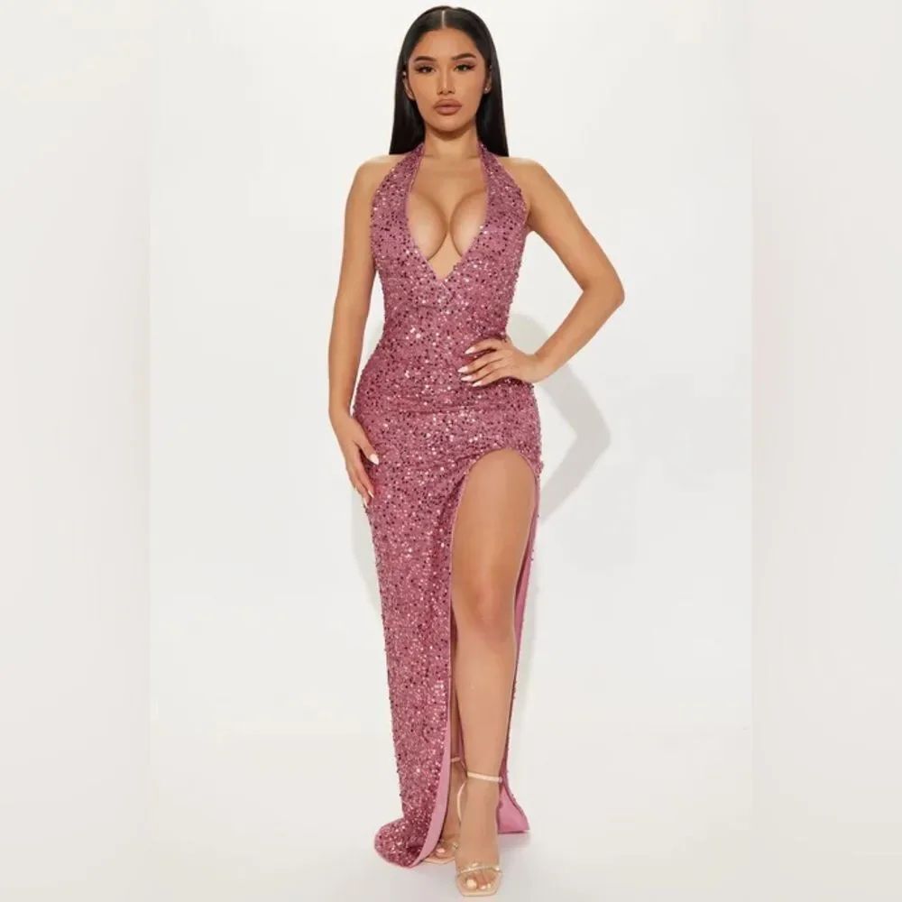FN Hailie Sequin Maxi Dress